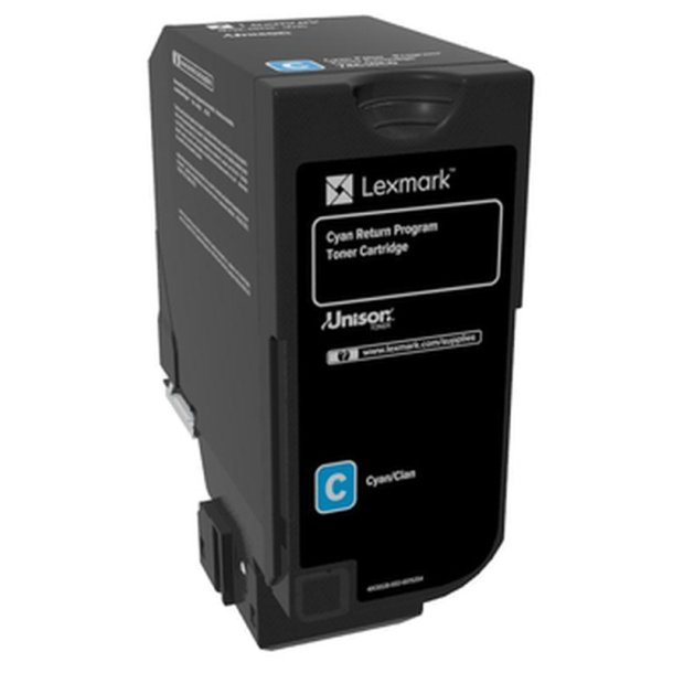 Lexmark 74C20C0 - original toner - 3000 sider - cyan