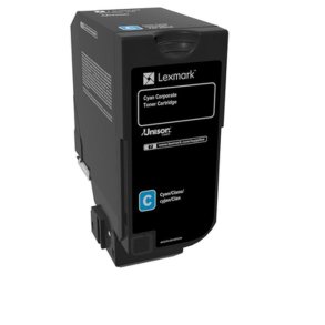 Lexmark 74C20CE - original toner - 3000 sider - cyan