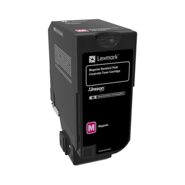 Lexmark 74C2SME - original toner - 7000 sider - Magenta