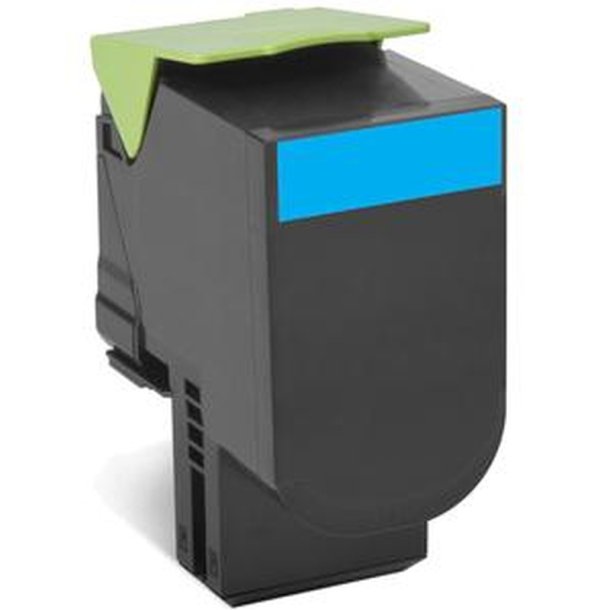 Lexmark 802XC - original toner - 4000 sider - cyan