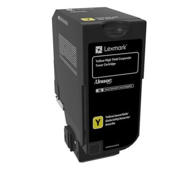 Lexmark 84C2HYE - original toner - 16000 sider - Yellow