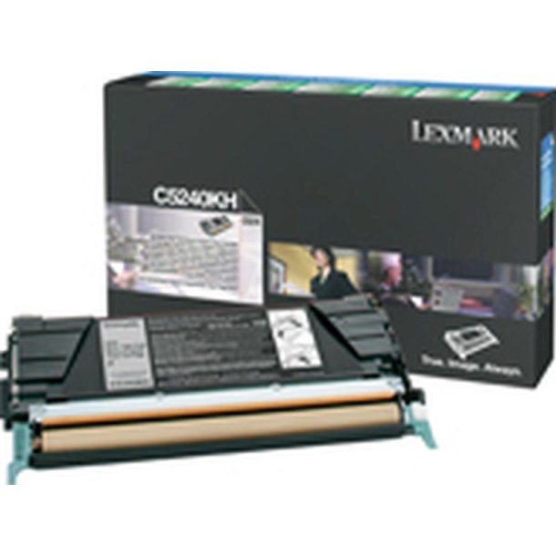 Lexmark C5240KH - original toner - 8000 sider - Sort