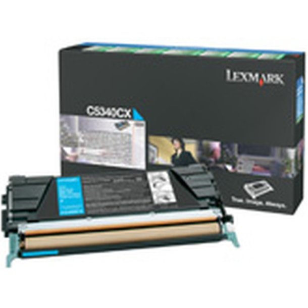 Lexmark C5340CX - original toner - 7000 sider - cyan