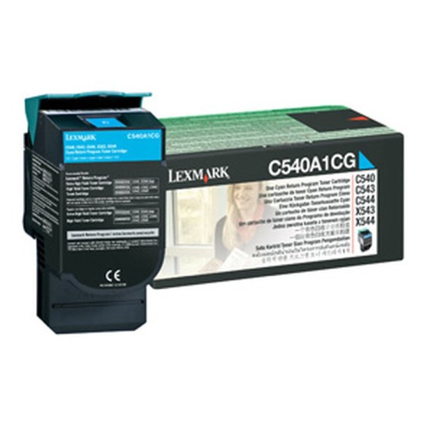 Lexmark C540A1CG - original toner - 1000 sider - cyan