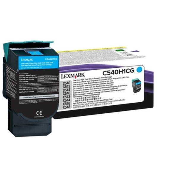 Lexmark C540H1CG - original toner - 1000 sider - cyan