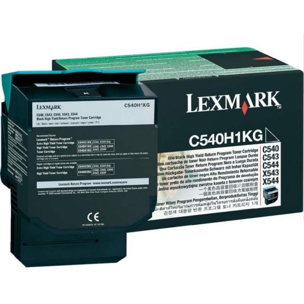 Lexmark C540H1KG - original toner - 2500 sider - Sort