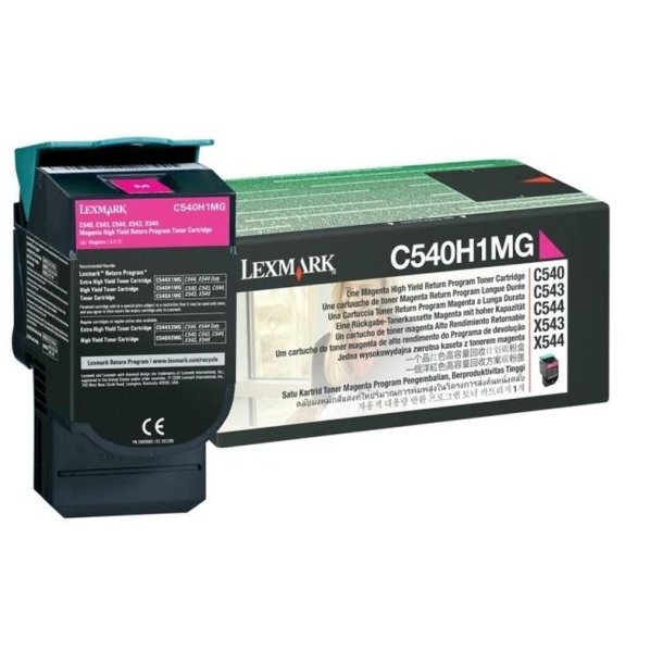 Lexmark C540H1MG - original toner - 2000 sider - Magenta