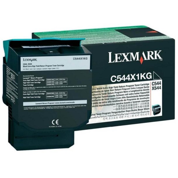 Lexmark C544X1KG - original toner - 6000 sider - Sort