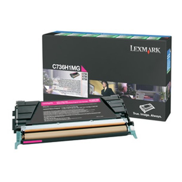 Lexmark C736H1MG - original toner - 10000 sider - Magenta