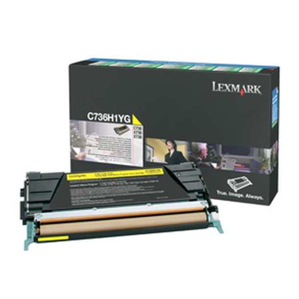 Lexmark C736H1YG - original toner - 10000 sider - Yellow