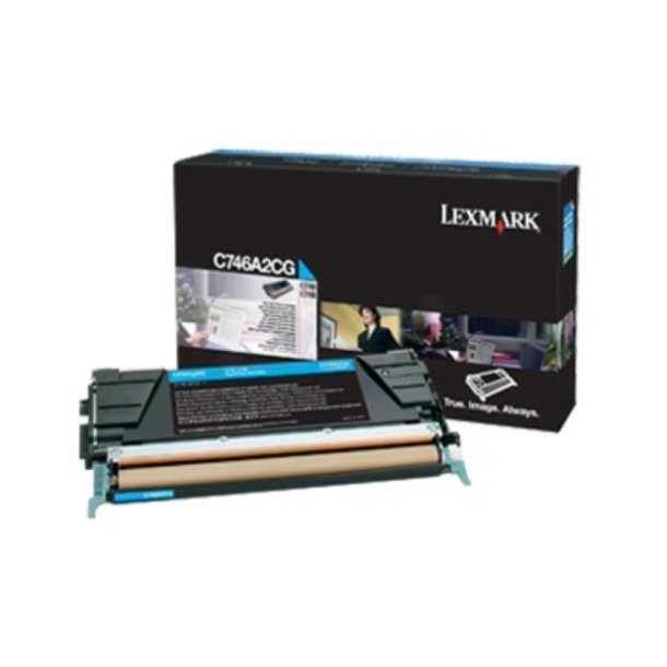 Lexmark C746A3CG - original toner - 7000 sider - cyan