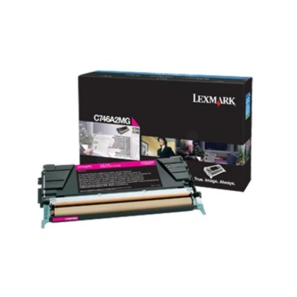 Lexmark C746A3MG - original toner - 7000 sider - Magenta