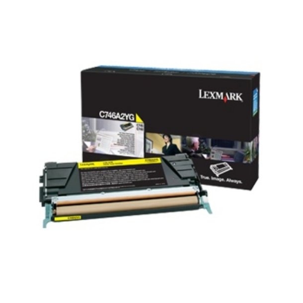 Lexmark C746A3YG - original toner - 7000 sider - Yellow