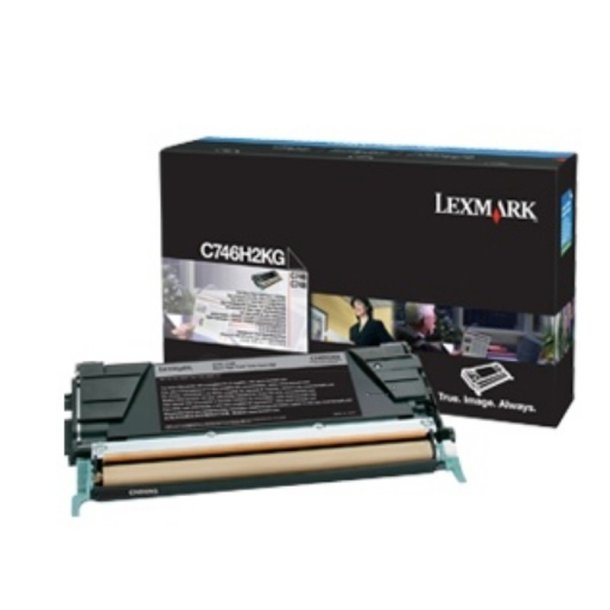 Lexmark C746H3KG - original toner - 12000 sider - Sort