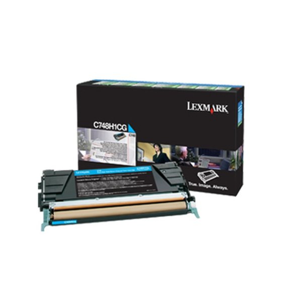 Lexmark C748H1CG - original toner - 10000 sider - cyan