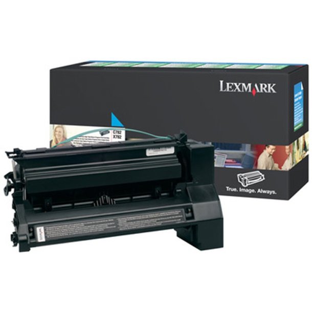 Lexmark C782X1CG - original toner - 15000 sider - cyan