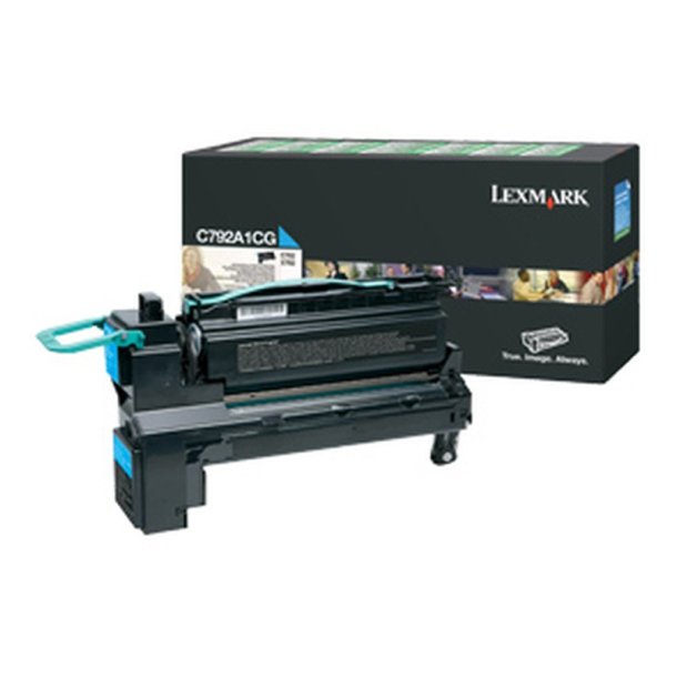 Lexmark C792A1CG - original toner - 6000 sider - cyan