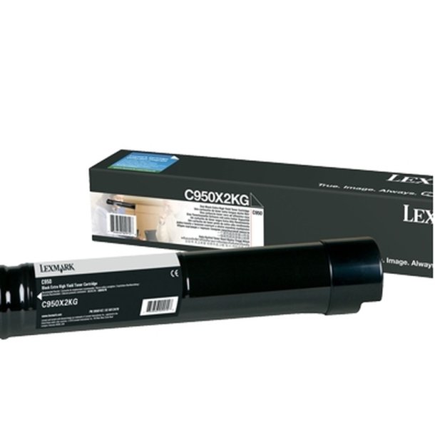 Lexmark C950X2KG - original toner - 38000 sider - Sort