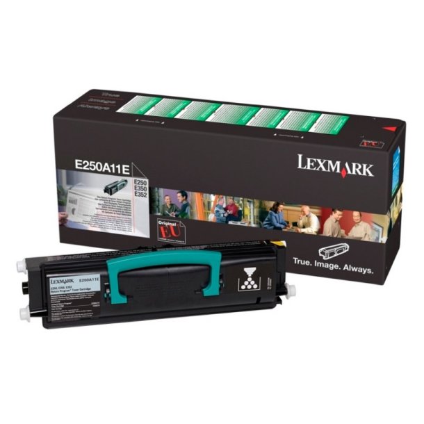 Lexmark E250A11E - original toner - 3500 sider - Sort