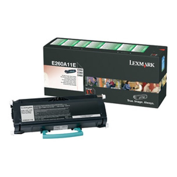 Lexmark E260A11E - original toner - 3500 sider - Sort