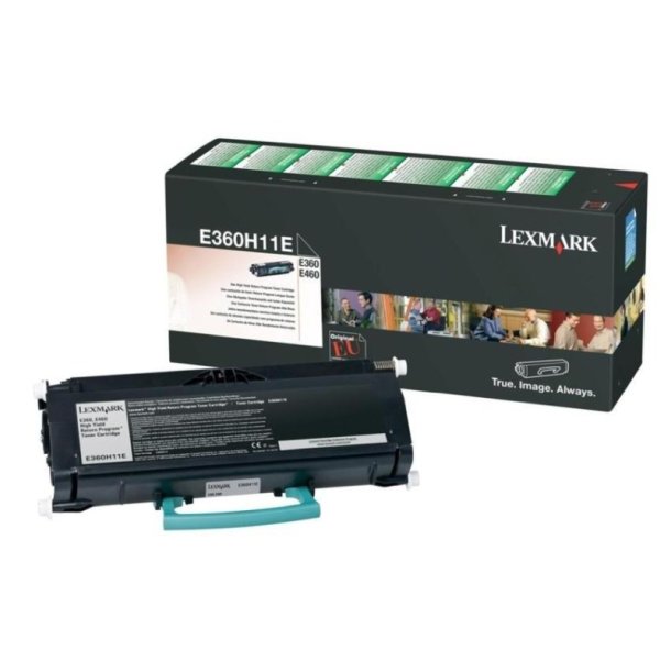 Lexmark E360H11E - original toner - 9000 sider - Sort