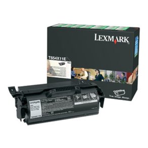 Lexmark T654X11E - Extra h�jt udbytte - original toner - 36000 sider - Sort