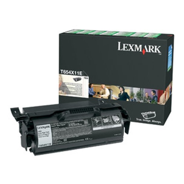 Lexmark T654X11E - Extra hjt udbytte - original toner - 36000 sider - Sort