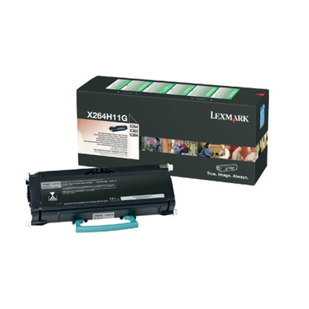 Lexmark X264H11G - original toner - 9000 sider - Sort