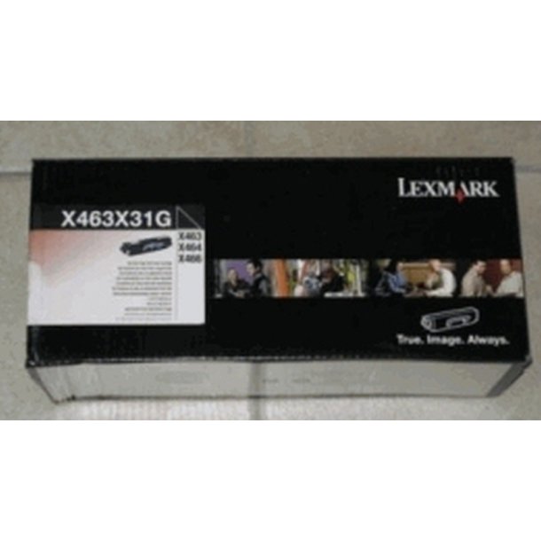 Lexmark X463X31G - original toner - 15000 sider - Sort