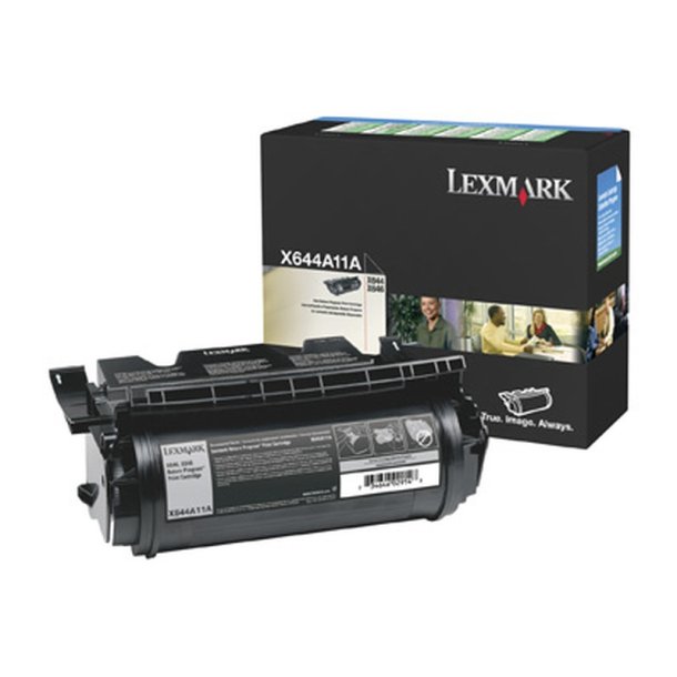 Lexmark X644A11E - original toner - 10000 sider - Sort