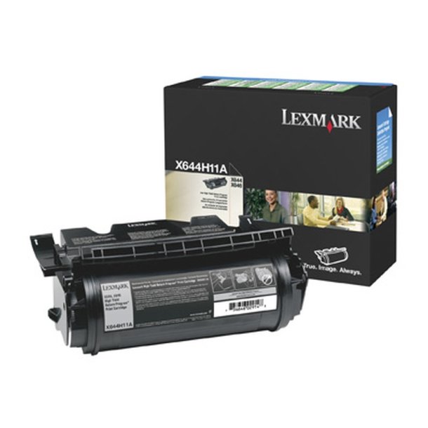 Lexmark X644H11E - original toner - 21000 sider - Sort