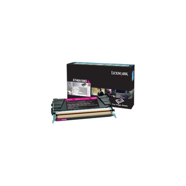 Lexmark X746A1MG - original toner - 7000 sider - Magenta