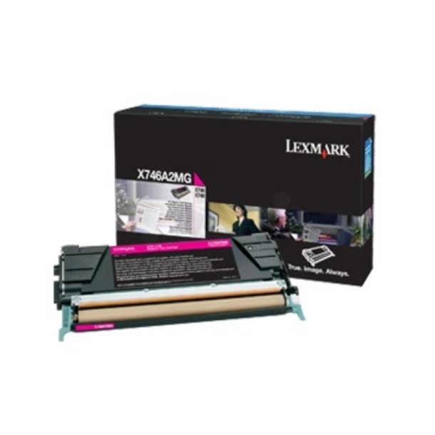 Lexmark X746A3 - M - original toner - 7000 sider - Magenta