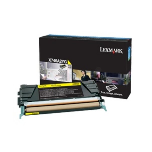 Lexmark X746A3 - Y - original toner - 7000 sider - Yellow