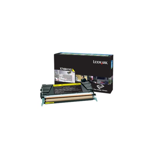 Lexmark X748H1YG - original toner - 10000 sider - Yellow