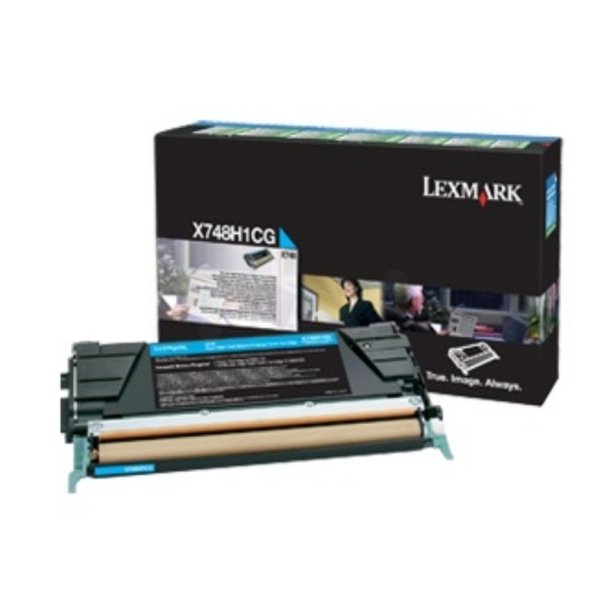 Lexmark X748H3CG - original toner - 10000 sider - cyan