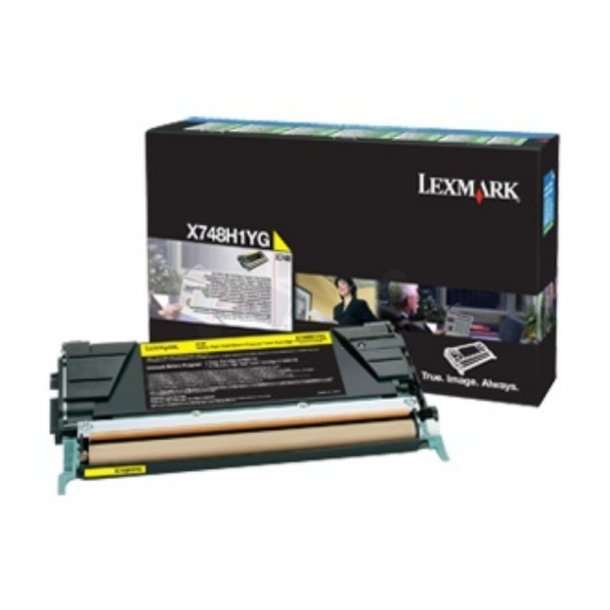 Lexmark X748H3YG - original toner - 10000 sider - Yellow