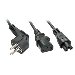 Lindy - 30047 - Black - Female - C13 coupler - C5 coupler - Straight