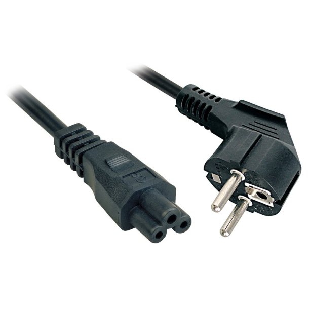 Lindy - 3m, CEE 7/7 - IEC 320 C5 - Black - Male - 3 m - CEE7/7 - C5 coupler