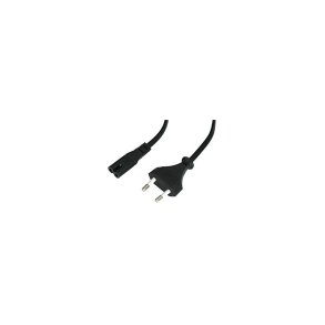 Lindy - 30421 - Black - Male - Female - 2 m - CEE7/16 - C7 coupler