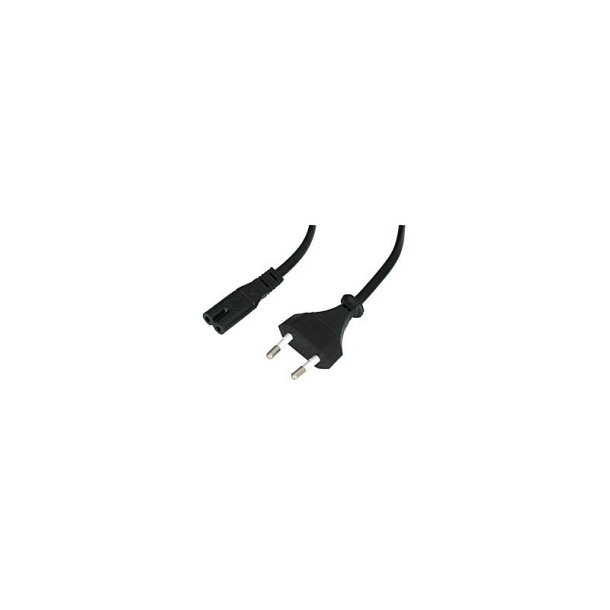 Lindy - 30421 - Black - Male - Female - 2 m - CEE7/16 - C7 coupler