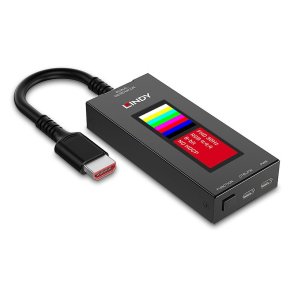 Lindy - HDMI 8K30 Signal Generator Professional diagnostic tool for HDMI AV signal - Signal generator - Black - Metal - 
