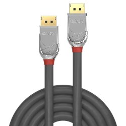 Lindy - 2m DisplayPort 1.4 Cable, Cromo Line - Straight - Gold - 1.4 - 7680 x 4320 pixels - 7680 x 4320 - 60 Hz