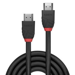 Lindy - 3m High Speed HDMI Cable, Black Line - 3 m - HDMI Type A (Standard) - Male - Straight - Black - 2.0