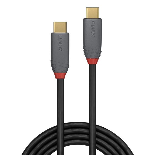 Lindy - 36909 - USB 3.2 Gen 2 (3.1 Gen 2) - USB C - Male - Straight - Nickel - Polyvinyl chloride (PVC)