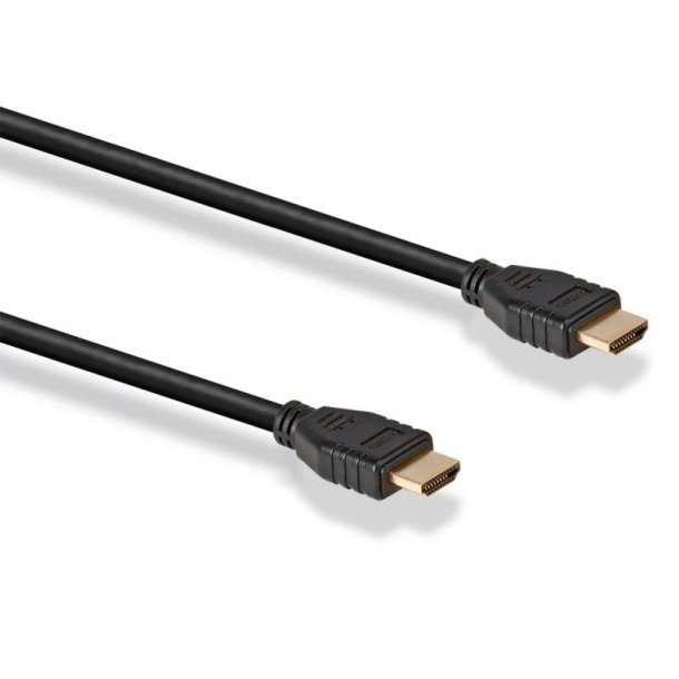 Lindy - 1m 4K60Hz HDMI Cable, Flexible - 1 m - HDMI Type A (Standard) - Male - Straight - High Speed HDMI cable - Black