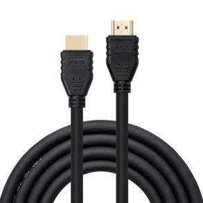 Lindy - 3m 4K60Hz HDMI Cable, Flexible - 3 m - HDMI Type A (Standard) - Male - Straight - High Speed HDMI cable - Black