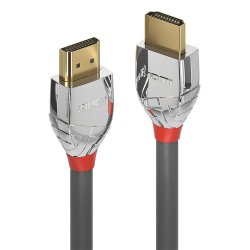 Lindy - 3m High Speed HDMI Cable, Cromo Line - 3 m - HDMI Type A (Standard) - Male - Straight - Grey, Silver - 2.0
