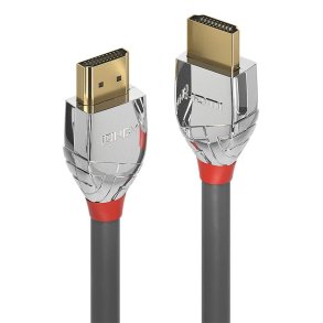 Lindy - 5m High Speed HDMI Cable, Cromo Line - 5 m - HDMI Type A (Standard) - Male - Straight - Grey, Silver - 2.0