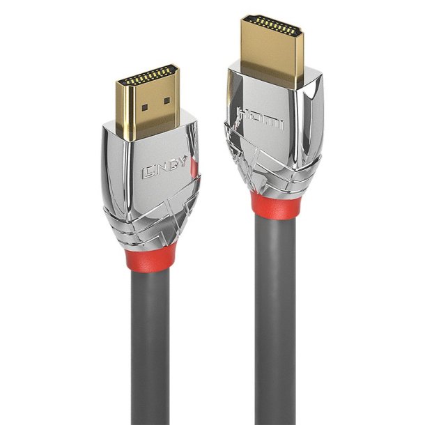 Lindy - 7.5m Standard HDMI Cable, Cromo Line - 7.5 m - HDMI Type A (Standard) - Male - Straight - Grey - DTS-HD Master A